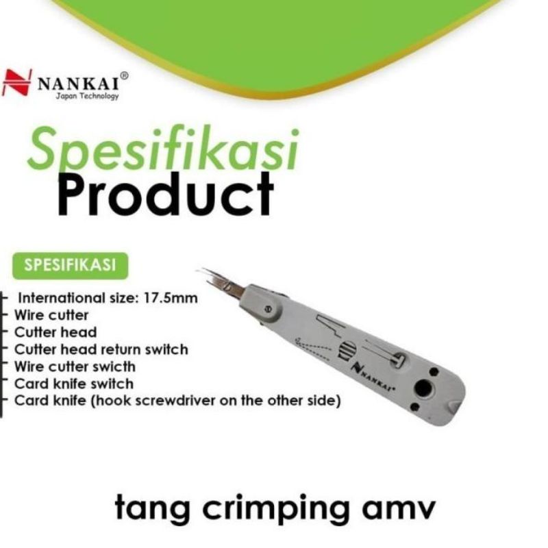 Tang Krone / Crone LSA Penghubung Kabel