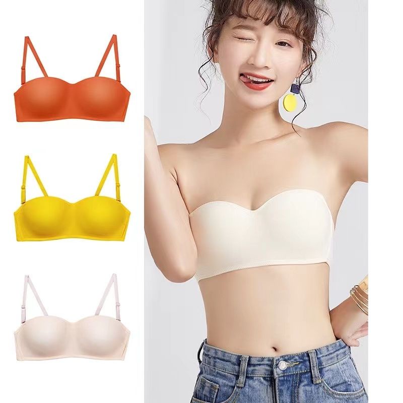 ✅ COD KUMA Bra Bralette Push Up Seamless Tanpa Kawat Warna Polos untuk Wanita bh