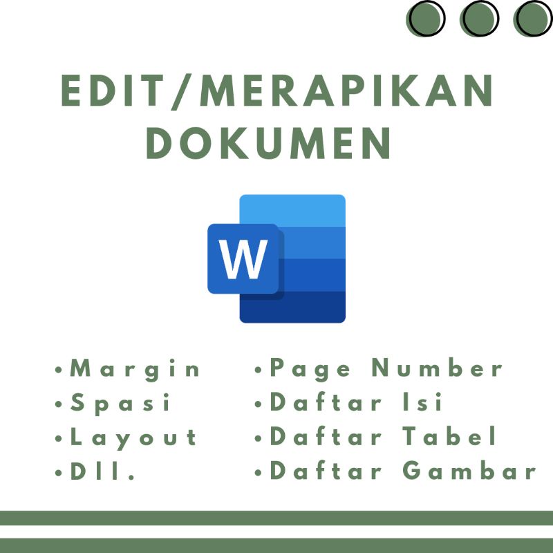 Jual Edit Atau Merapikan Dokumen Word Shopee Indonesia 5283