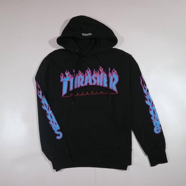 hoodie thrasher x supreme