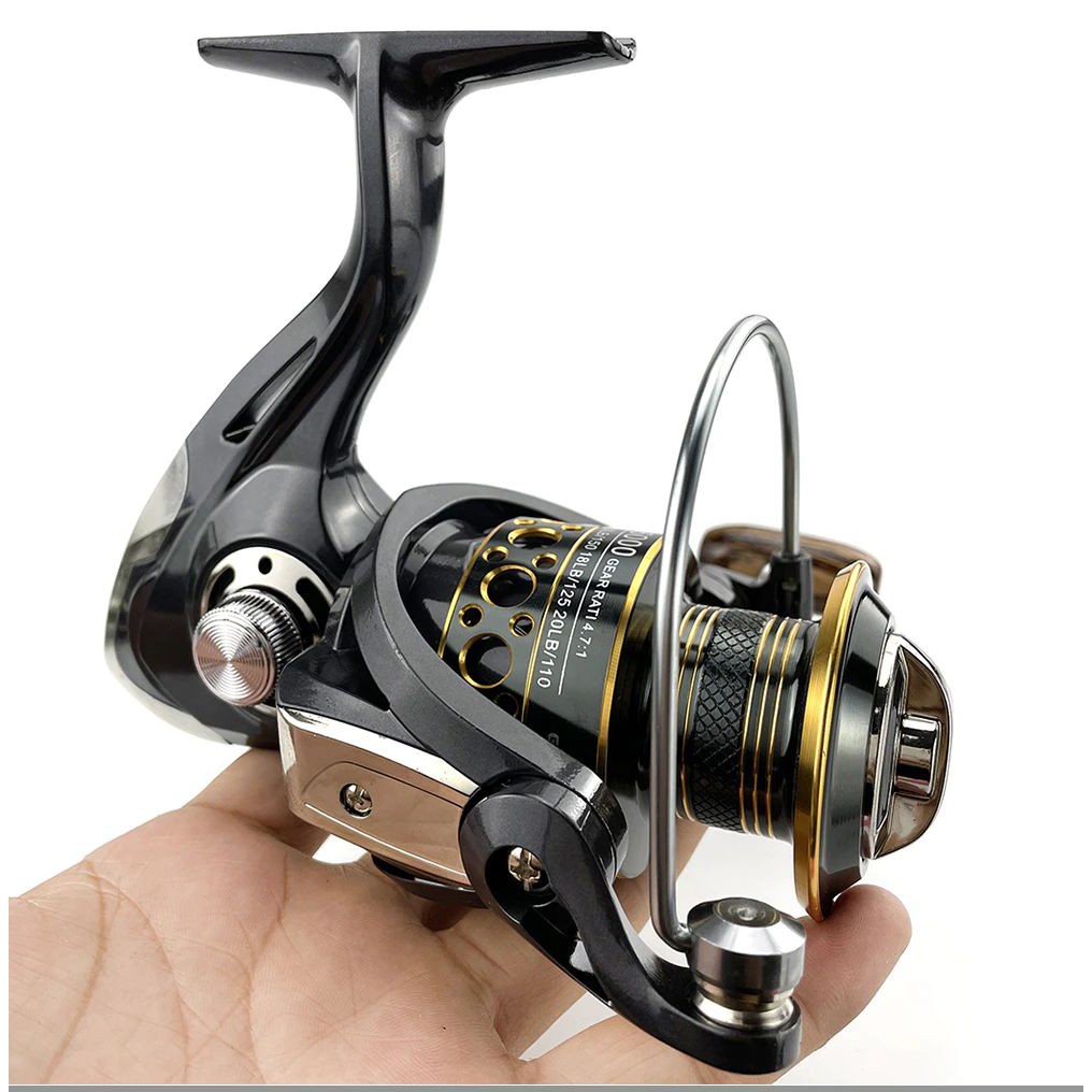 Reel Pancing Gold Sharking BK2000 Spinning Fishing 5.2:1 Ball Bearing 13