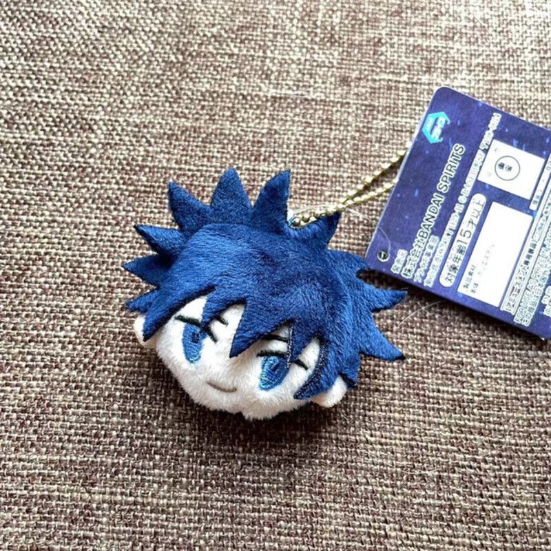 Cartoon Animation Jujutsu Kaisen Brooch Pin Pendant Plush Stuffed Toys Cute Pendant Bag Decoration