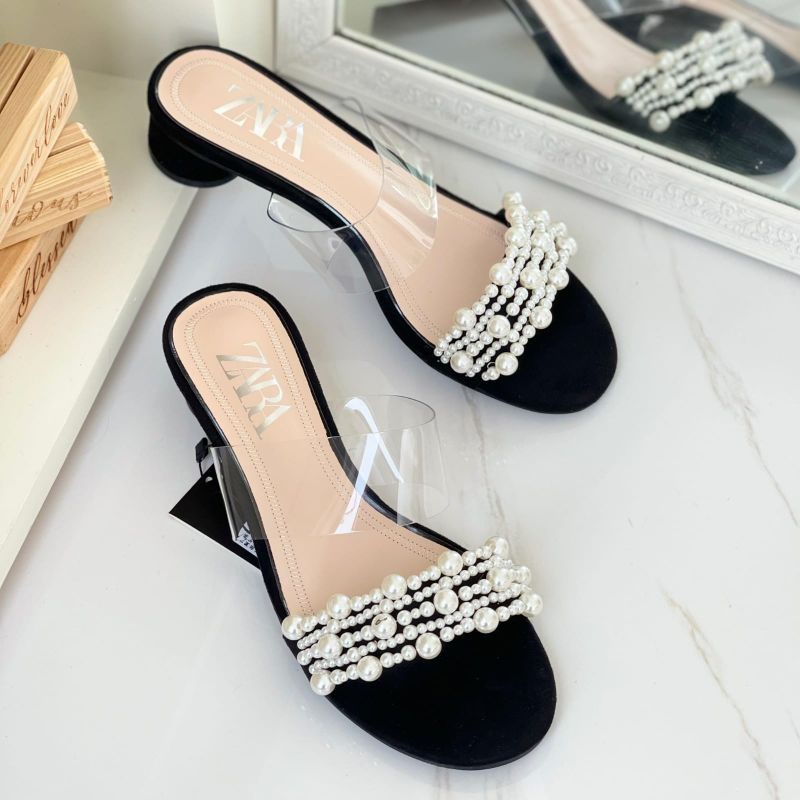 SANDAL WANITA HEELS ZR MUTIARA | zs021