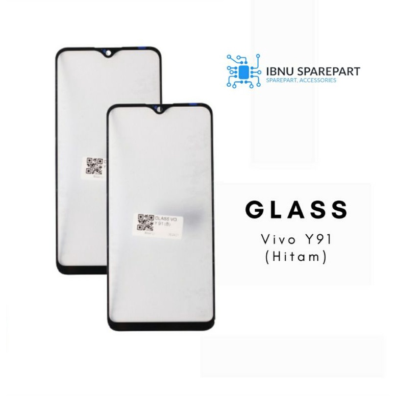 GLASS - KACA LCD TOUCHSCREEN TS ONLY FOR VIVO Y91 - Y91C - Y93 - Y95 plus oca