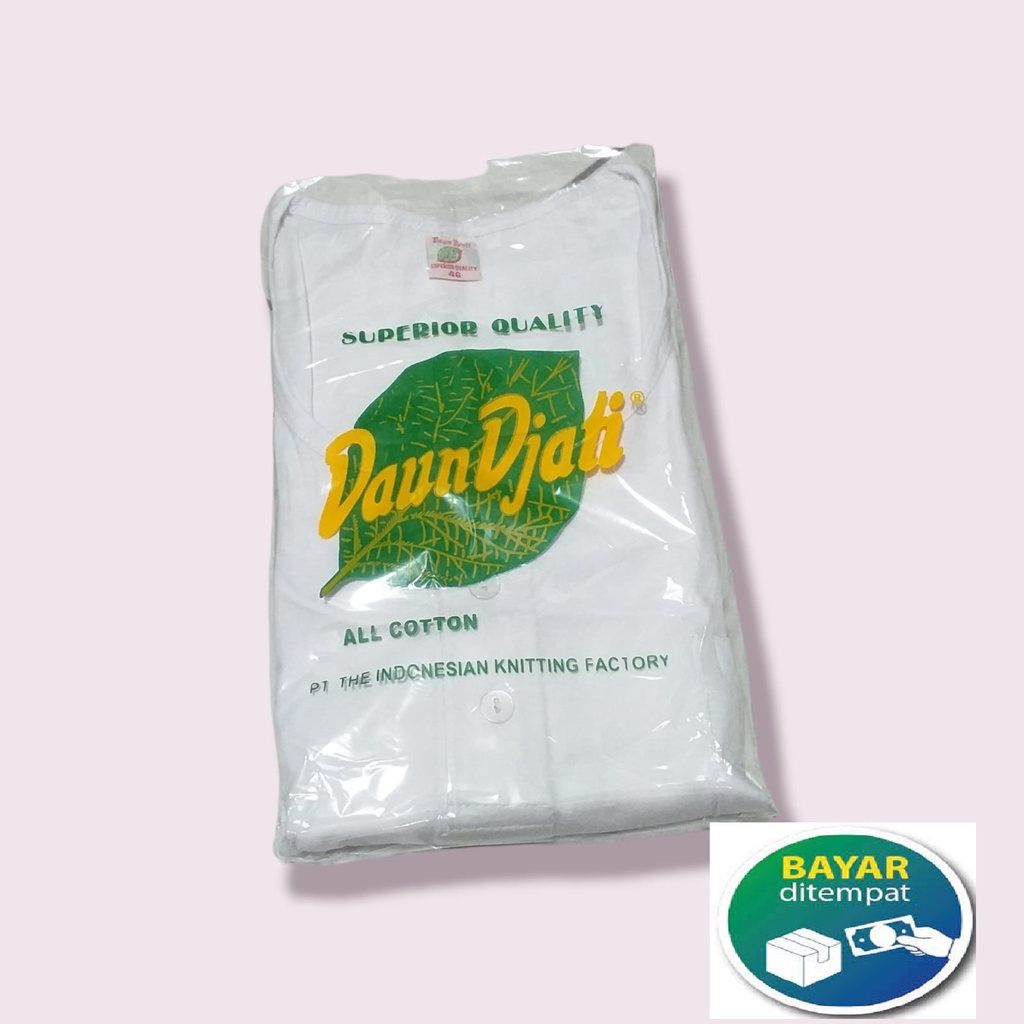 kaos oblong pria kancing ukuran jumbo bahan katun