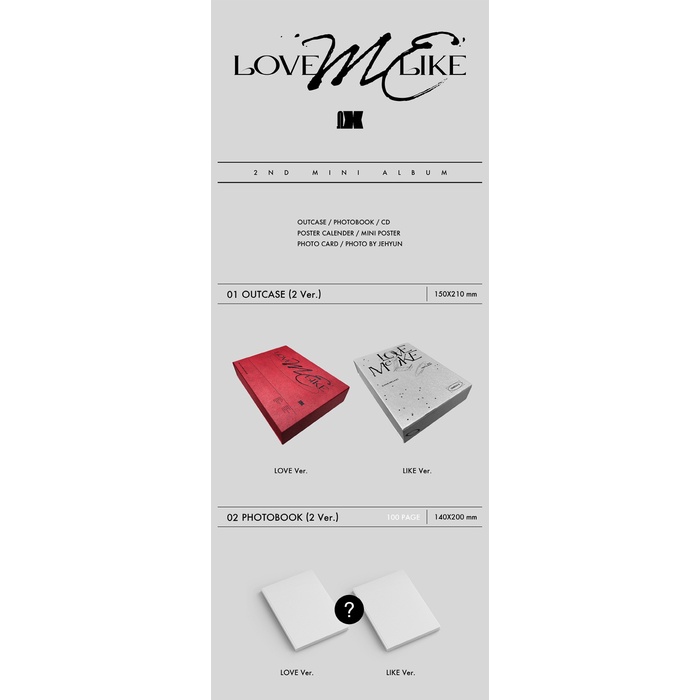 OMEGA X - 2nd Mini Album LOVE ME LIKE