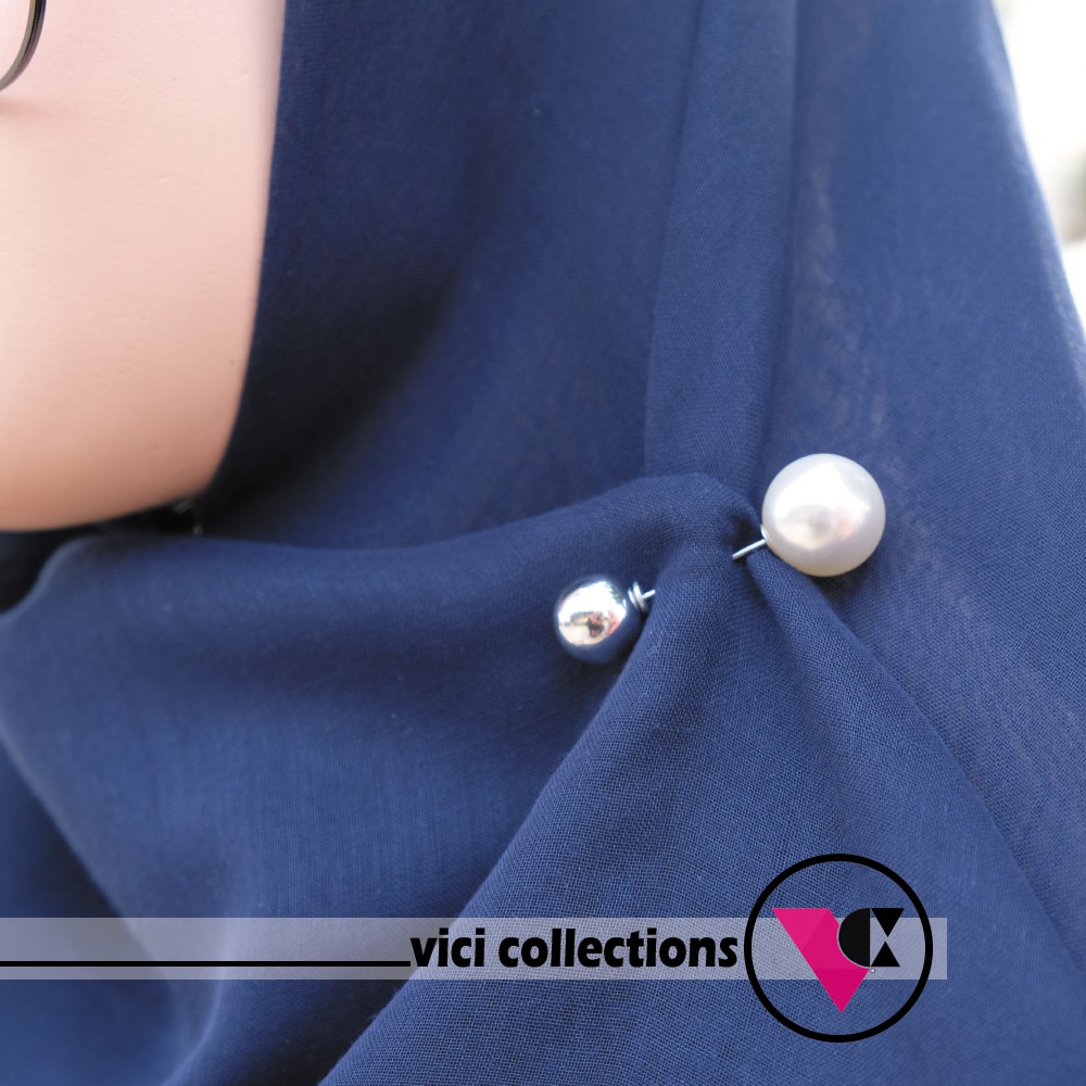 BT01 BROS TUSUK MUTIARA PUTIH CANTIK SIMPLE BROS PIN TUPIN JILBAB-2