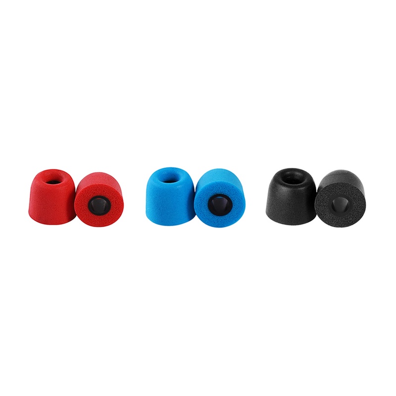 1 Pasang Cover Eartips Bahan Memory Foam Ukuran M 4.5mm Untuk Earphone