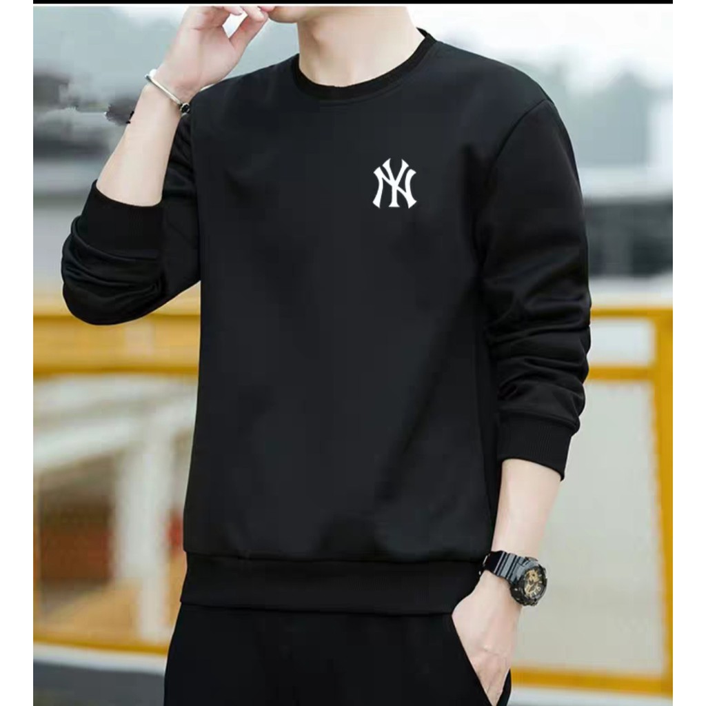 9SEVEN (COD)-TERLARIS BAJU SWEATSHIRT NY LENGAN PANJANG-MOTIF BORDIRAN