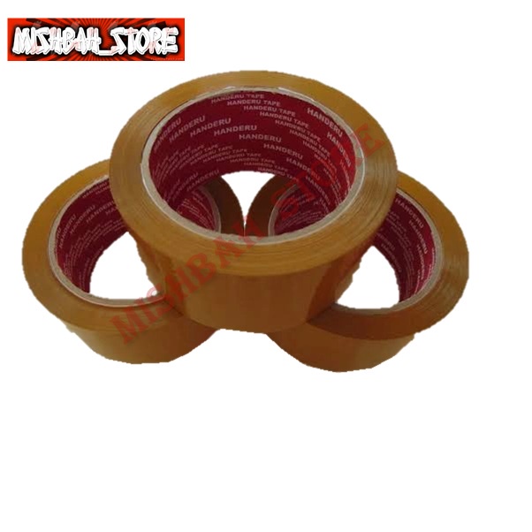 

Lakban Coklat Lakban Handeru 2Inch 45mm x 100 yard Harga /pcs