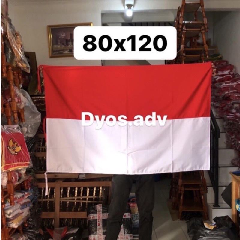 Bendera merah putih 80x120 cm (drill premium)