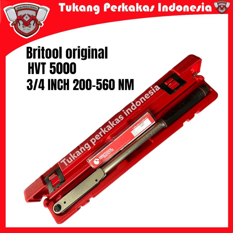 BRITOOL EVT 5000 AEX KUNCI MOMEN TORSI 3/4 INCH TORQUE WRENCH HVT 5000