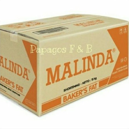 

Mentega Putih Malinda Bakers Fat Shortening repck 500 gr / gram