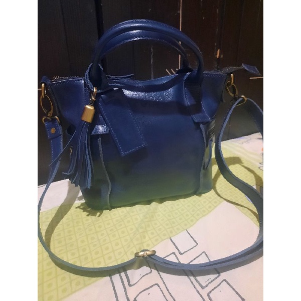 melrose leather by melisa/preloved tas/preloved melrose