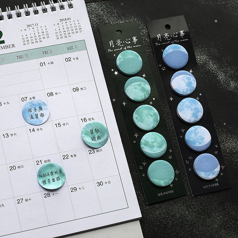 

Secret of The Moon Sticky Notes - Catatan Tempel