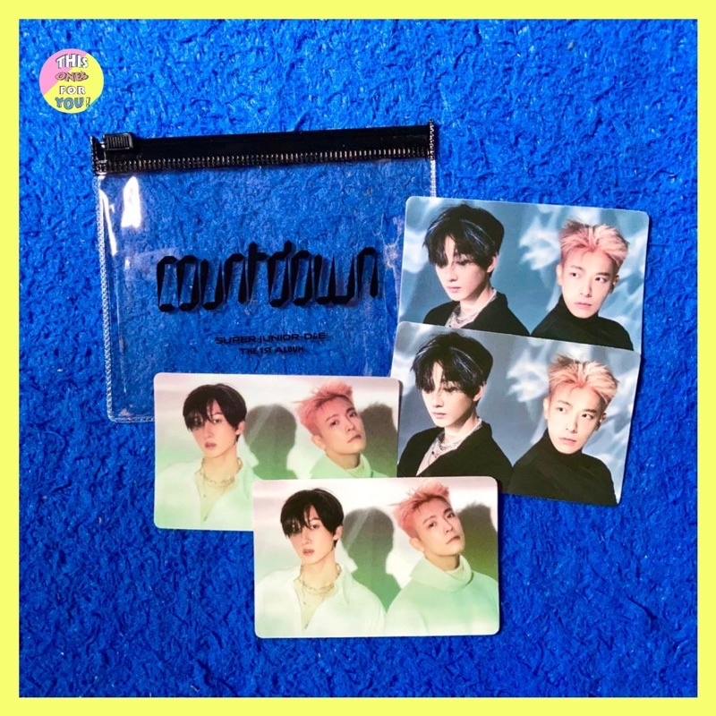 [READY] DONGHAE EUNHYUK SUPER JUNIOR SUJU D&E OFFICIAL COUNTDOWN MD PHOTO / PC STICKER PHOTOCARD