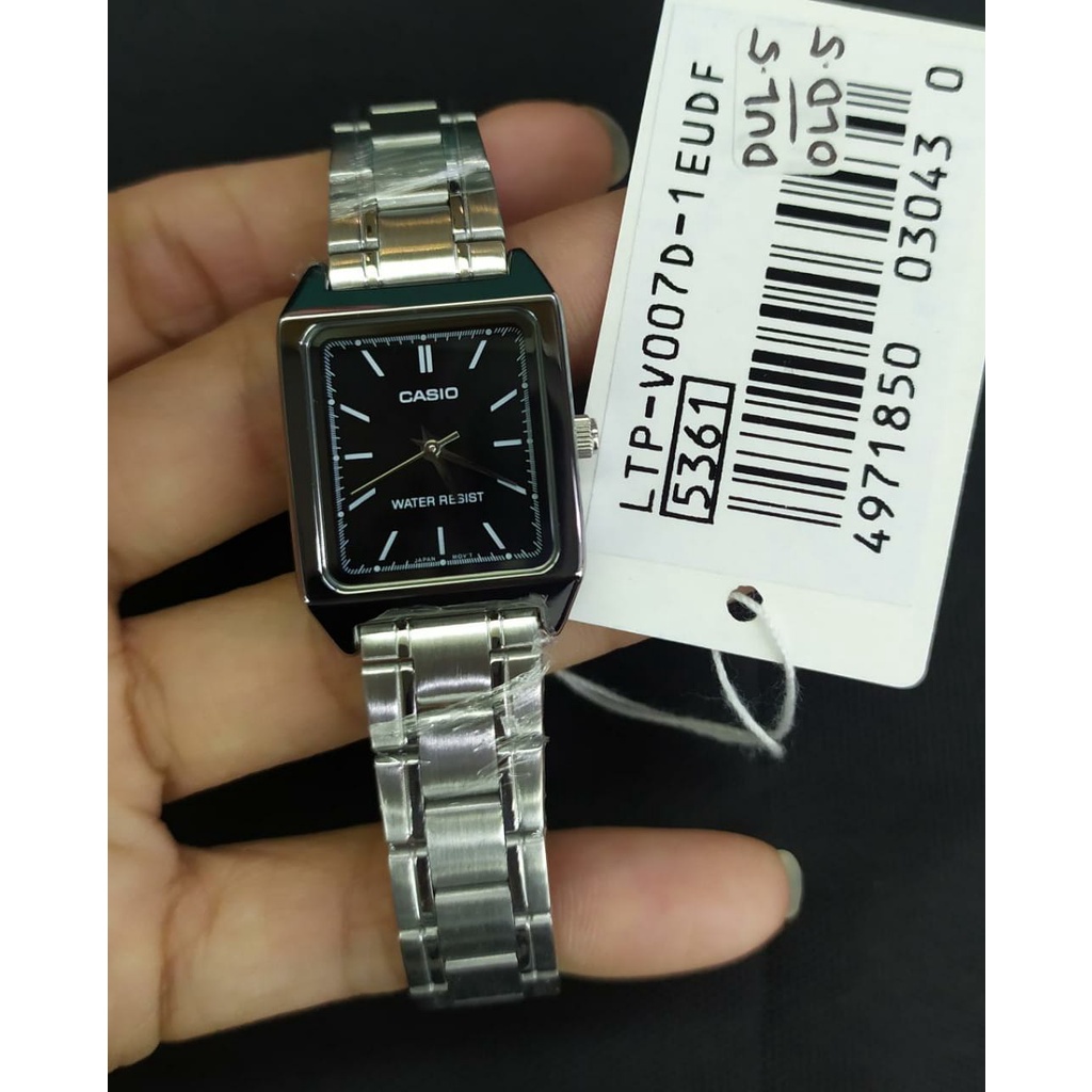 Jam Tangan Wanita Casio LTP-V007D-1EUDF/ LTP-V007G-9EUDF Original