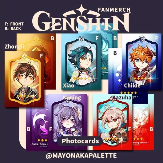 

Genshin Impact Fanmerch _ Photocard / Artprint