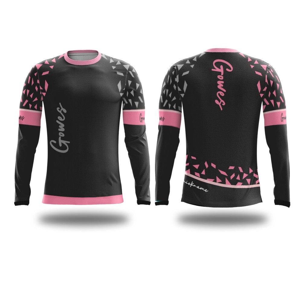Kaos Baju Jersey Pakaian Sepeda Gowes Wanita MTB Cewek