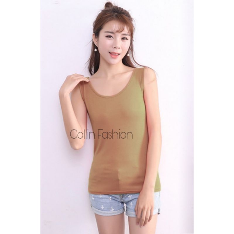 Promo - Singlet Wanita / Tanktop Tali Lebar Wanita L XL XXL JUMBO