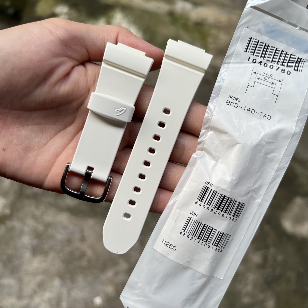 Tali jam tangan casio baby-g BGD-140 7AD original strap band BGD 140