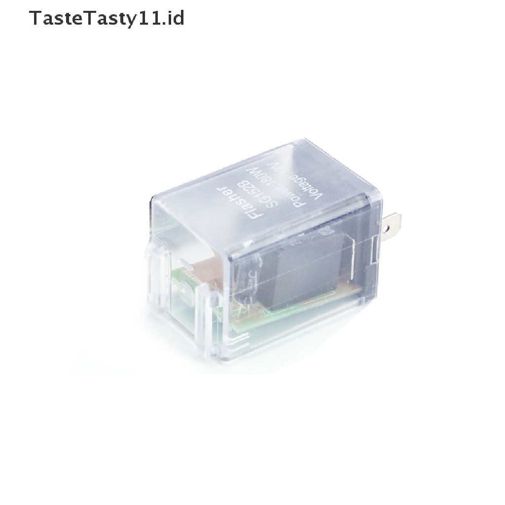 【TasteTasty】 12VDC 180W Auto Flasher Relay with Buzzer 3 Pin Motorcycle LED Turn Signal .