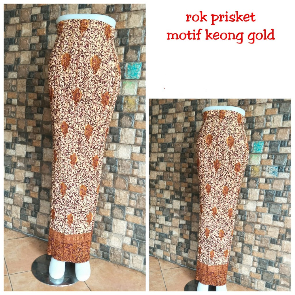 SB Collection Rok Plisket Martha Maxi Panjang Jumbo Batik Wanita