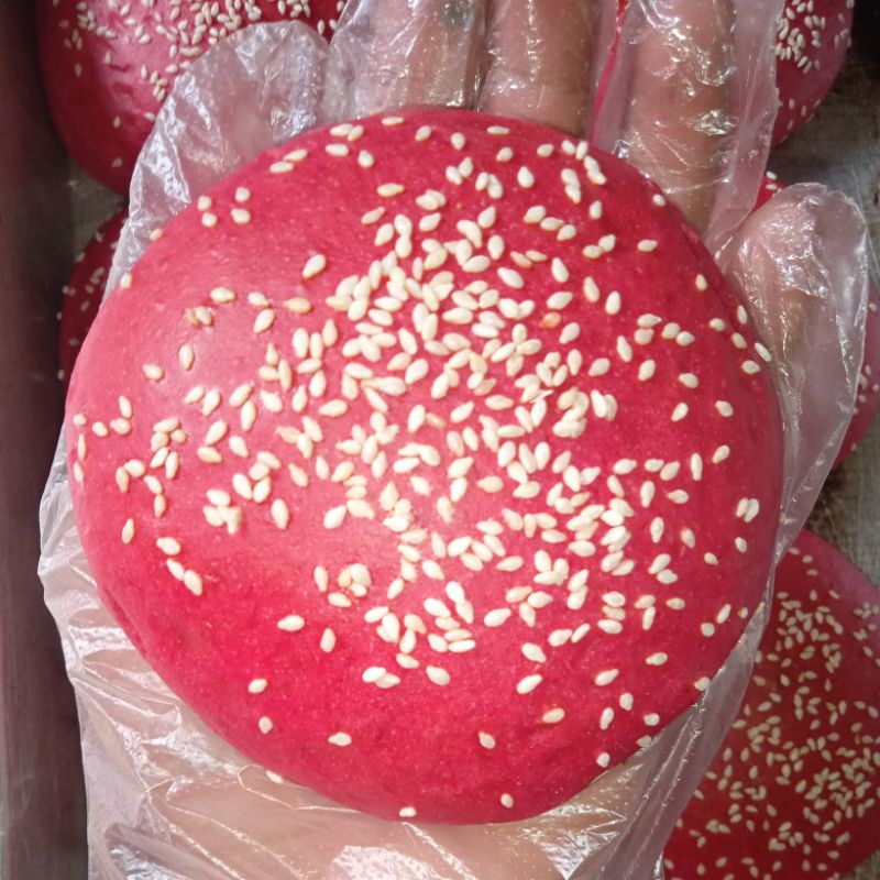 

BURGER STAUBERRY(ISI 1 pcs)UKURAN SEKITAR 10 CM