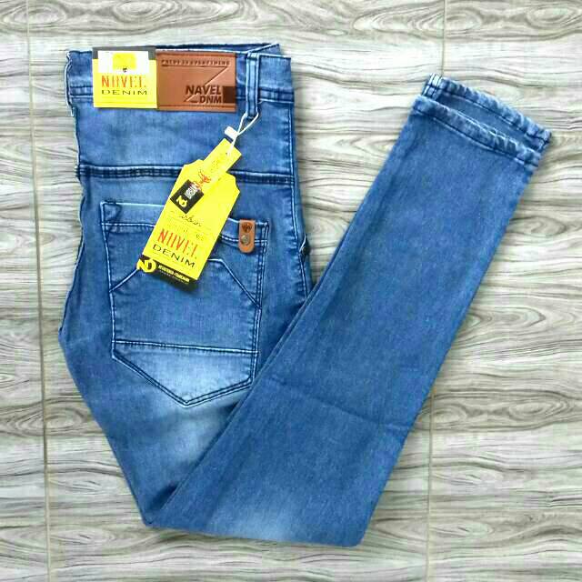 Celana jeans panjang pria softblue streeth melar