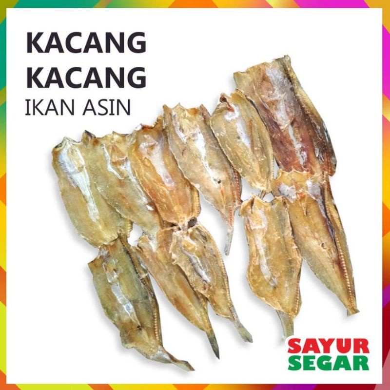 

100 gram ikan asin kacang kacang