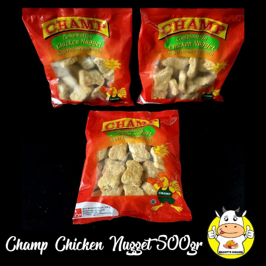 

CHAMP CHICKEN NUGGET 500GR - FROZEN FOOD - BRONTZ JOGJA