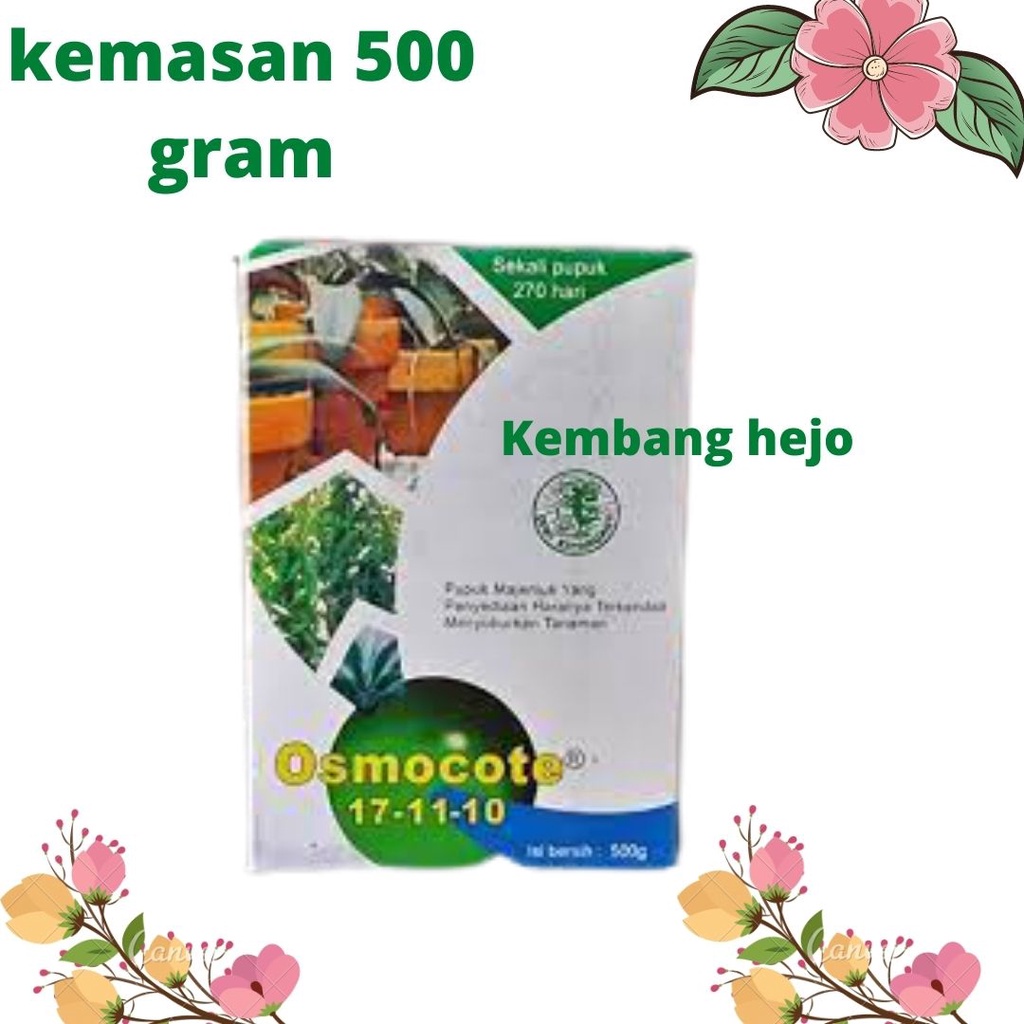 Ori Pupuk Dekastar Plus 17-11-10 Te 500 Gram Pupuk Majemuk Osmocote 500gr 171110 Anggrek Buah