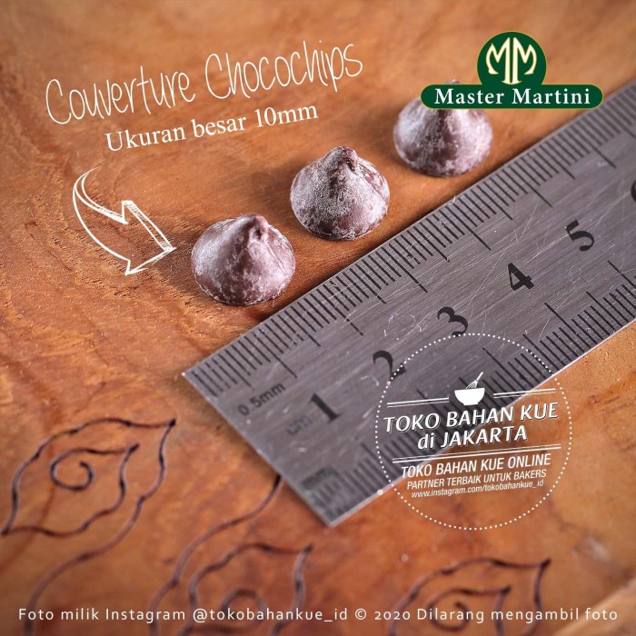 

Master Martini ARIBA Bitter Drops BESAR 500gr Couverture Choco Chips