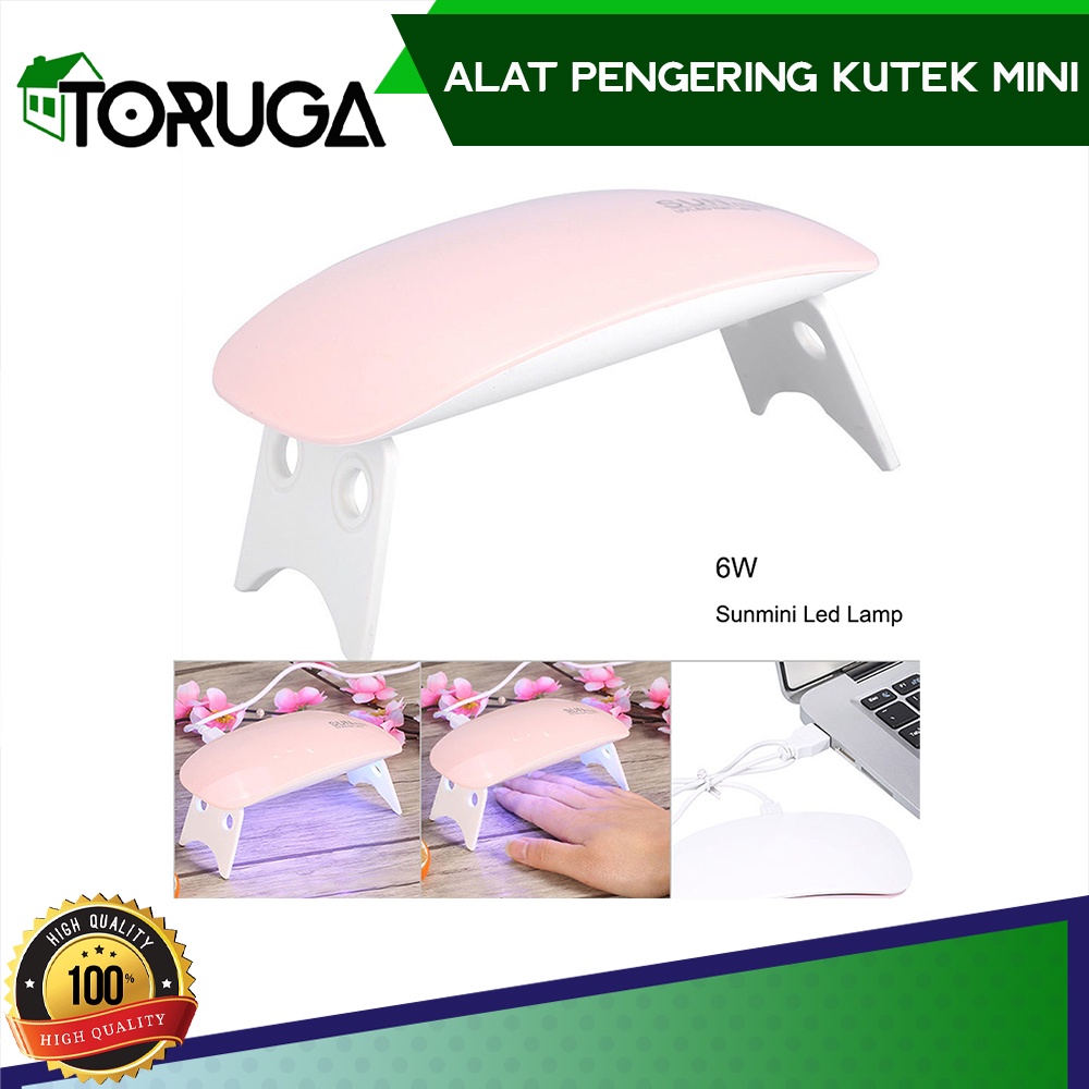 UV LED NAIL DRYER MINI LAMP Portabel MESIN PENGERING KUTEK KUKU GEL MANICURE