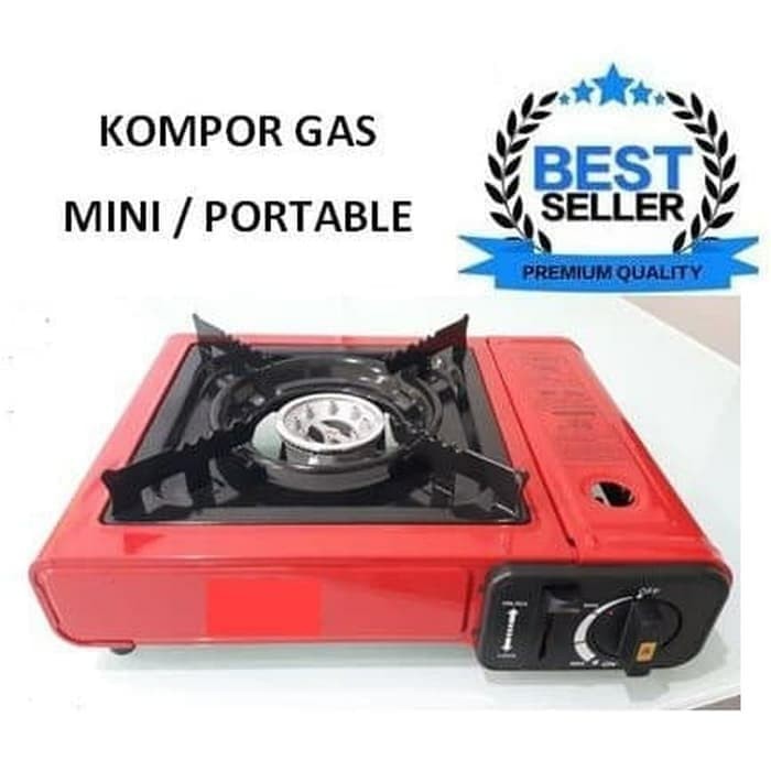 KOMPOR PORTABLE PROGAS UNTUK GAS KALENG DAN 3 KG / 12 KG SNI