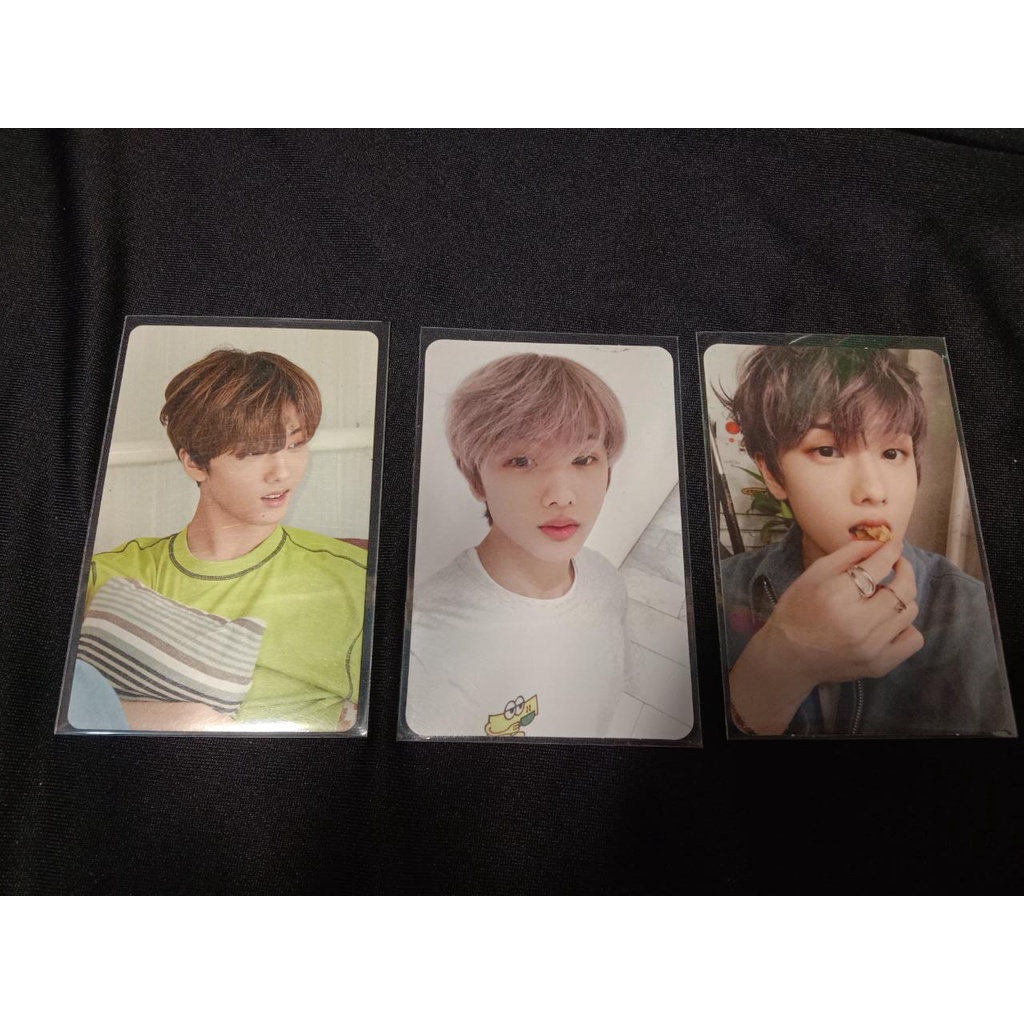 Photocard atau PC Jisung Cafe, Jisung Sumvac, Jisung selca MD Deco set