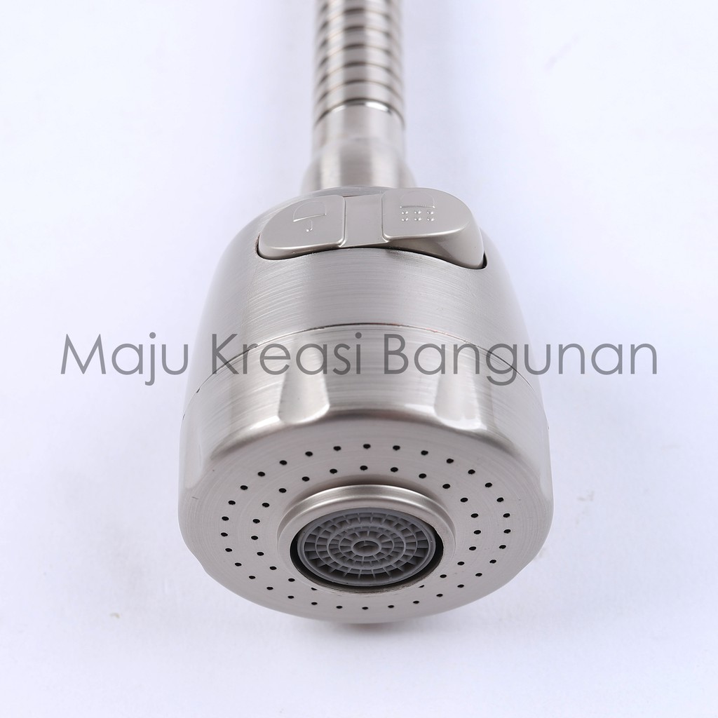 Kran Angsa Fleksibel SOLIGEN Stainless Keran Cuci Piring Tanam Tembok Sink Flexible SUS303 SUS801 SS