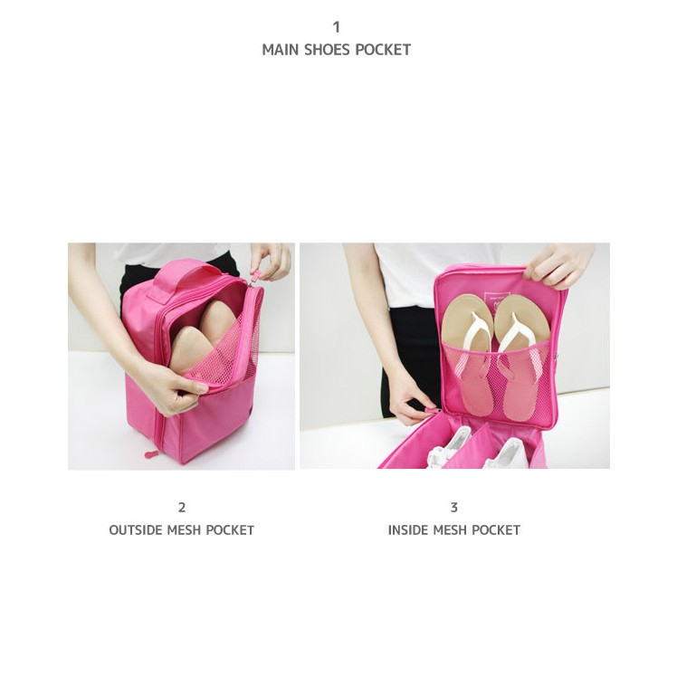 Tas Sepatu korean Shoes Pouch 3 sekat NEW GENERATION