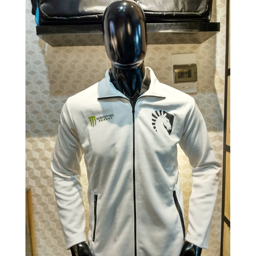 Jaket Team Liquid White Official - Gaming Team Jacket