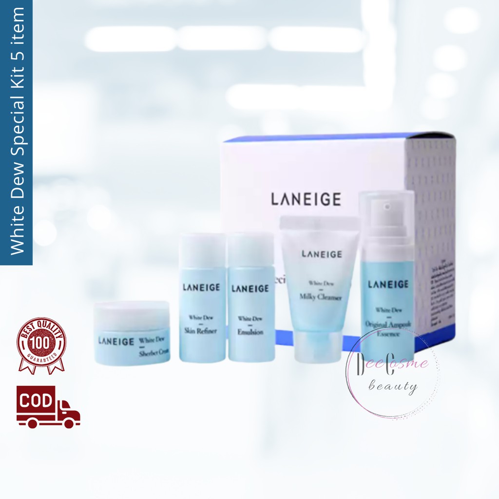 Laneige White Dew Special Kit 5item / Paket Skincare