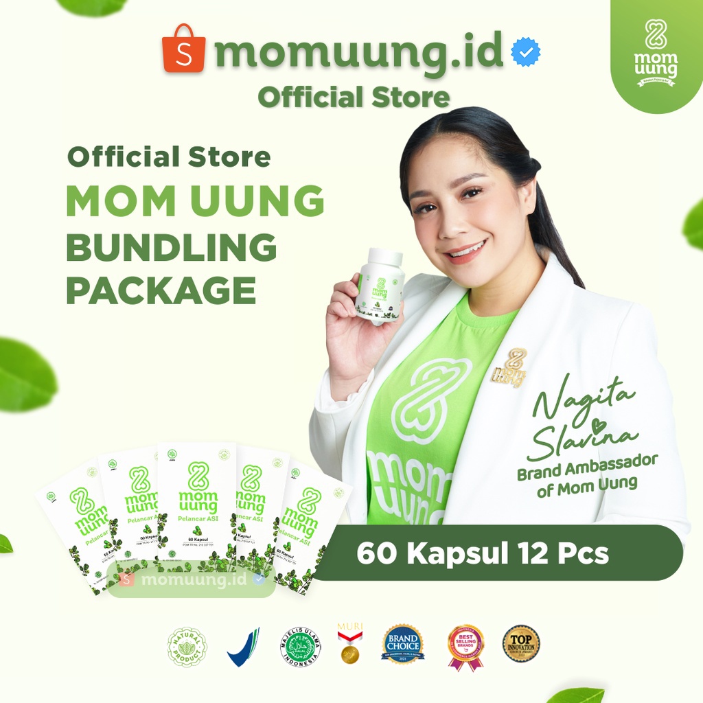 Paket Grosir 1 Lusin ASI Booster MOM UUNG isi 60 Kapsul