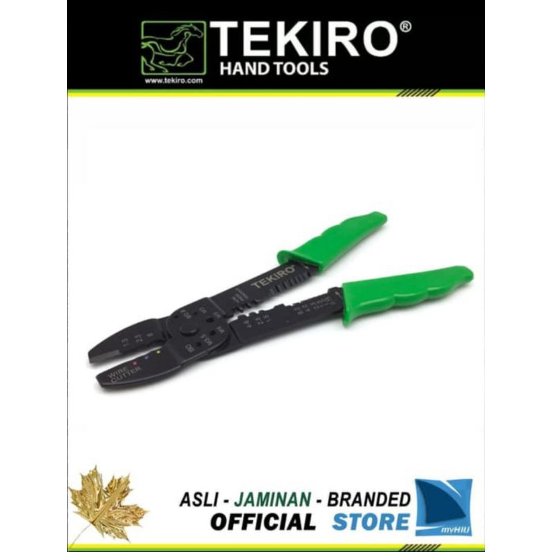 Tang Crimping Tekiro 9" Tang Kupas Kabel Tekiro 9"