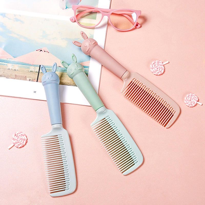 [SK2] Sisir Anak Karakter / Sisir Rambut Anti Kusut Karakter Kelinci / Rabbit Comb / Sisir Rambut Serbaguna