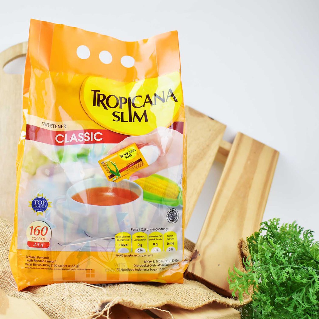 

Tropicana Slim Classic 160 sachet 2.5g