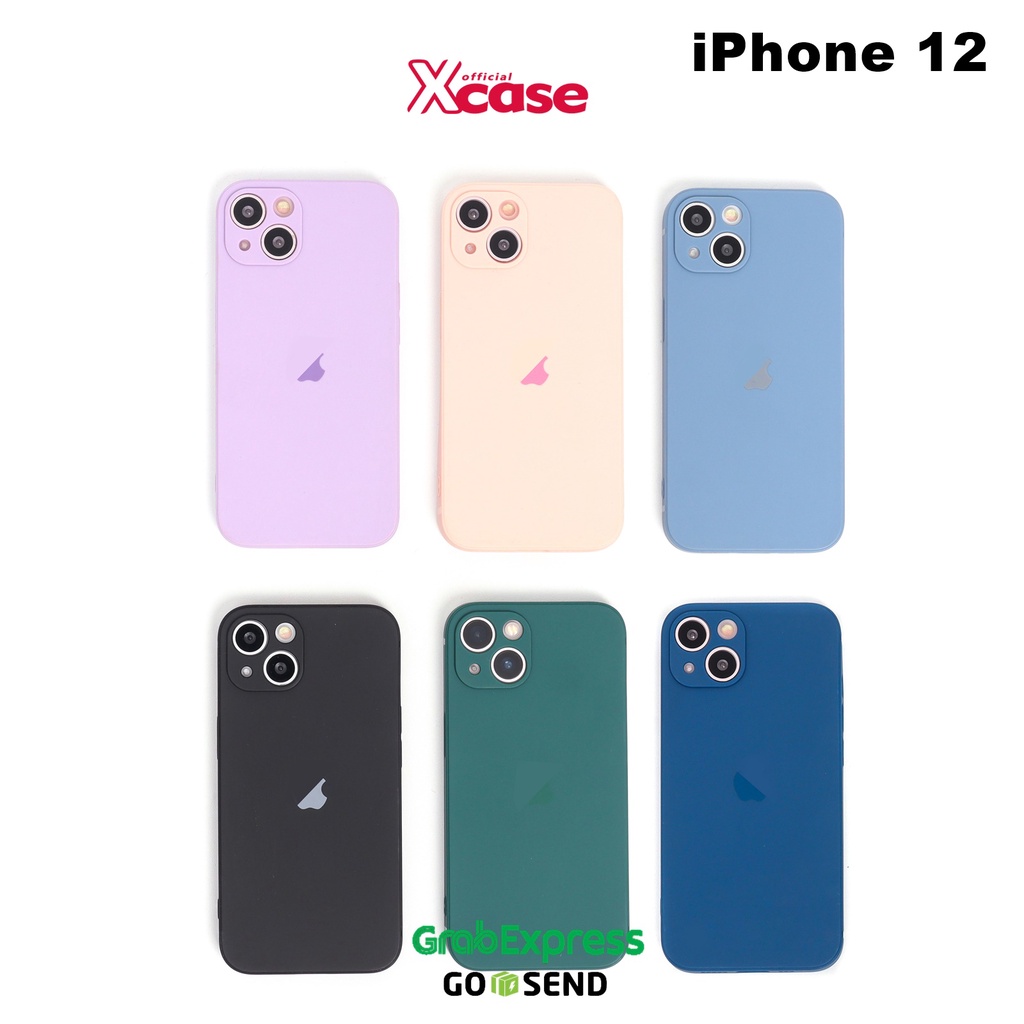 Edge Silicone Matte with Logo Apple Soft Case Lens Cover for iPhone 12 MINI PRO MAX