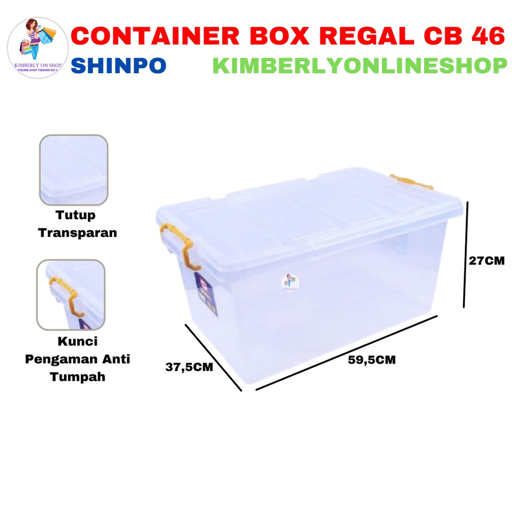 Container Box Regal CB 46 Liter Shinpo 139 CB46