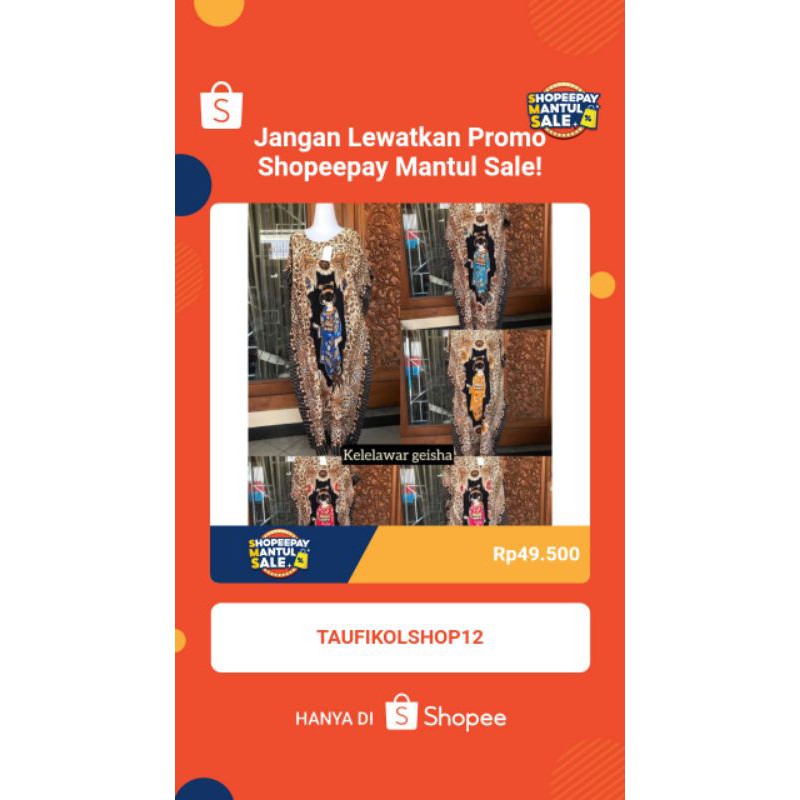 daster kelelawar geisha