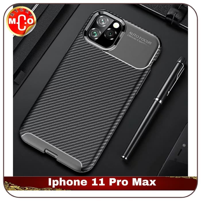 Iphone 11 Pro Max 6.5 Inch New Original Carbon Slim Fit Case Casing HP