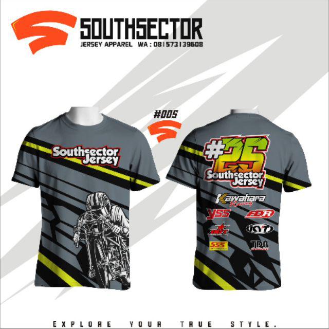 Jersey Racing Kaos Racing Custom Nama Shopee Indonesia