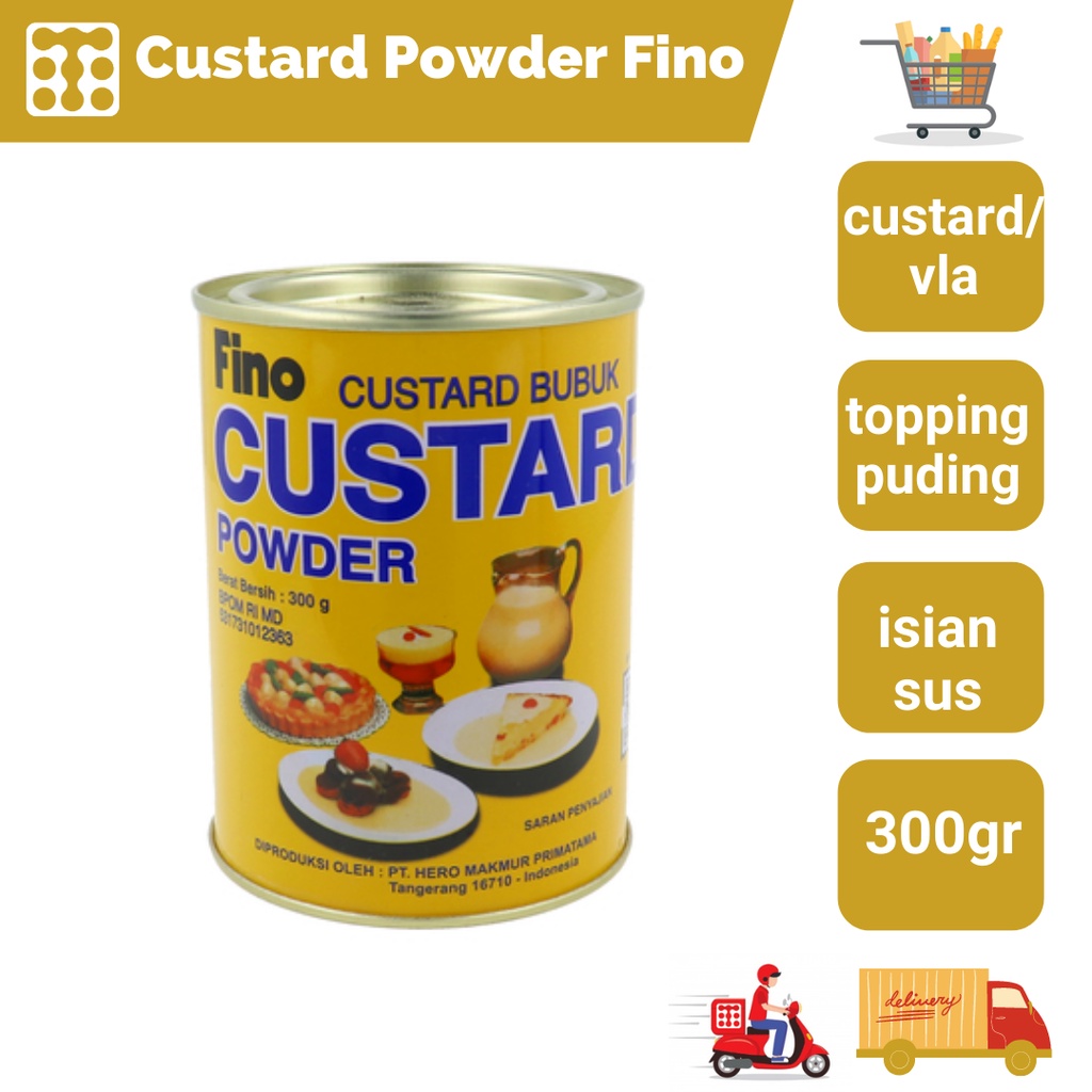 

Custard Powder Fino Tepung Kustard Fino 300 Gram